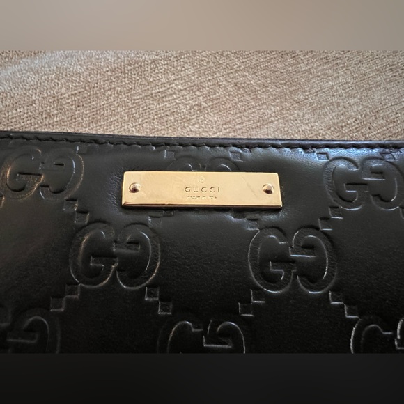 Gucci Guccisima Black Leather Wallet - Picture 2 of 10